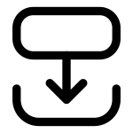 Transition Bottom SVG Icon